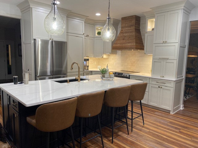 Castlewood Rustic Shiplap Chimney Range Hood - Brown, 30" (31" W/Trim), No Ventilator or Liner
