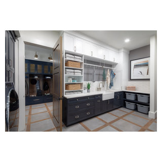 Laundry Room Design in Luxury Custom Home - Transitional - Laundry Room ...