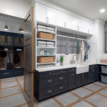 Laundry Room Design in Luxury Custom Home
