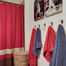 boys' rooms and bath