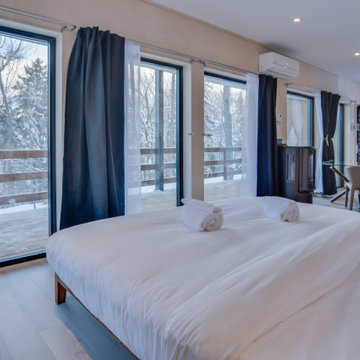 Ushuaia Pod Bedroom view by Lofty Pods