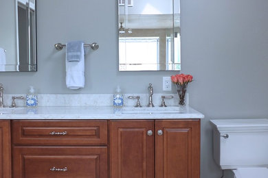 Bathroom - transitional bathroom idea in New York