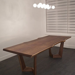 Book Matched Black Walnut - Dining Tables