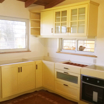 Cocina con replanes