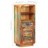 vidaXL Highboard Floor Storage Cabinet Accent Cabinet Solid Reclaimed Wood