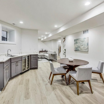 Spacious Kitchen and Elegant Living Area Remodel in Belmont