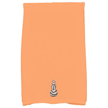 Pumpkin Stack 18"x30" Orange Halloween Print Kitchen Towel