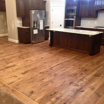 Barnwood Hickory Hand Scraped Custom Oil Finish