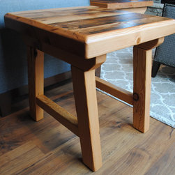 Matching Reclaimed Pine End Table - Products
