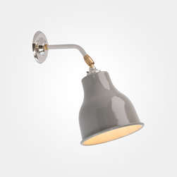 Factory Wall Light - MK1 - Mid Grey | Artifact Lighting Ltd - Wall Lights