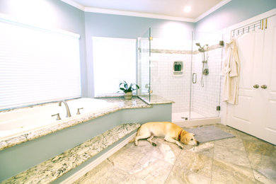 Bathroom - traditional bathroom idea in Houston