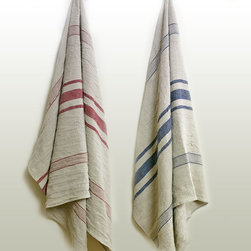 ANICHINI Luna Linen Towels - Bath Towels