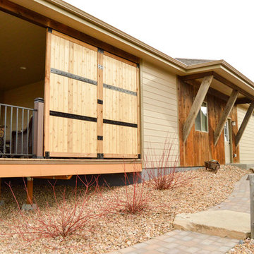 Deck privacy panel and update railings
