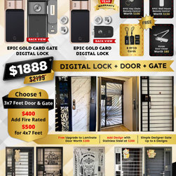 new gate with maindoor and digital lock at $1888 only - Home Electronics