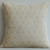 Beige Throw Pillow Cover, Linen 24"x24" Linen, Fresh Linen