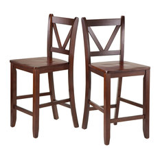 Winsome - Counter Stools, Set of 2 - Bar Stools and Counter Stools