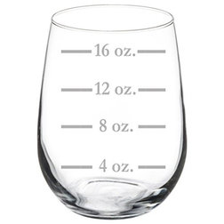Contemporary Wine Glasses by MIP INC