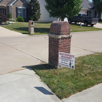 Brick and Stone Mailbox in O'fallon, Mo