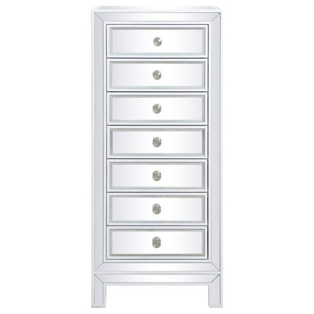 Transitional White Lingere Chests