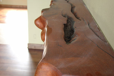 Example of an eclectic living room design in Austin