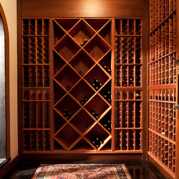 Wayzata Custom Traditional Wine Cellar