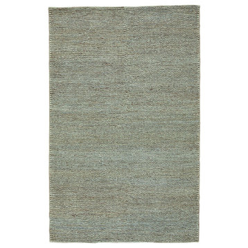 Weave & Wander Lorne Hand Woven Green Transitional Area Rug