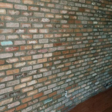 Old Chicago brick walls