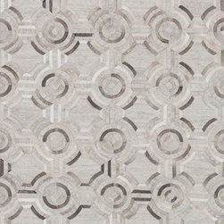 Dorchester Hide & Viscose Rug Collection - Rugs