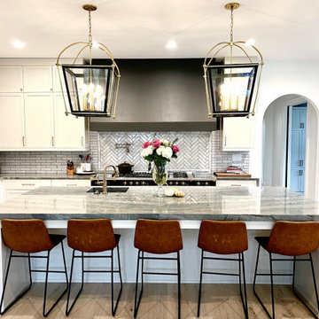 Contrasting Contemporary Kitchen