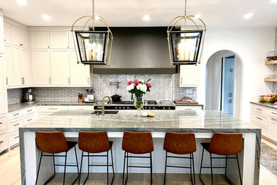 Contrasting Contemporary Kitchen