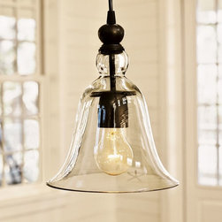 RUSTIC GLASS INDOOR/OUTDOOR PENDANT - SMALL - Pendant Lighting