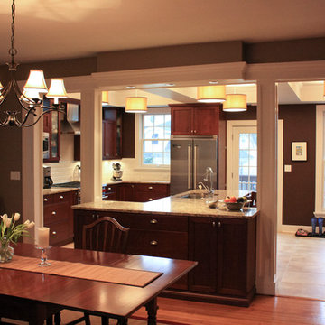 Dining and kitchen