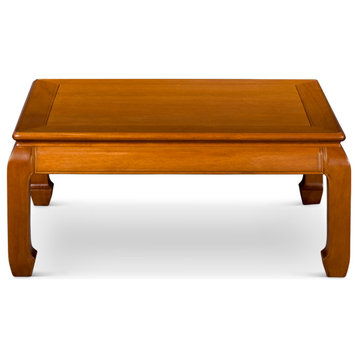 Rosewood Ming Style Rectangular Coffee Table, Natural