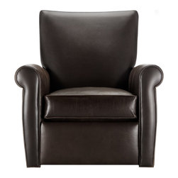 Duvall Leather Swivel Recliner - Recliner Chairs