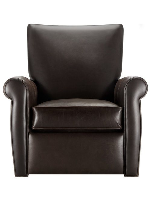 Living Room Duvall Leather Swivel Recliner Chairs