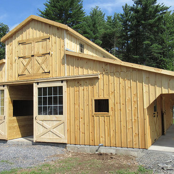 36'x46' Modular Barn 8' lean