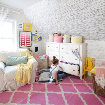 Kids Colorful Eclectic Playroom