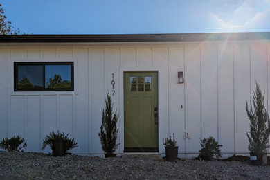 Inspiration for a country exterior home remodel in San Diego