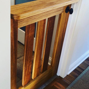 Teak Dog Door