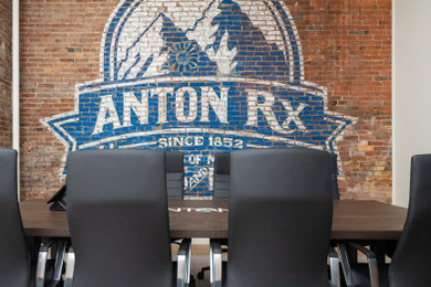 Home office - industrial home office idea in Nashville