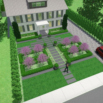 Rosedale Modern Formal Front Yard