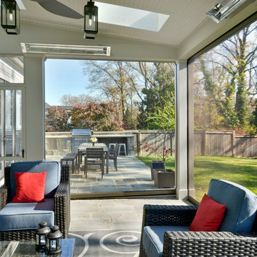 Screened-in Porch and Outdoor Kitchen