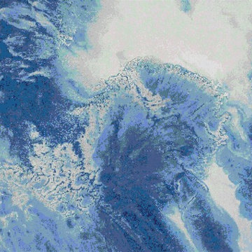 Drowned Deep Blue | Glass Mosaic | PIXL Mist Collection