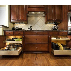 Kitchen Pull Out Shelves and Double Stile Removal - Kitchen Drawer Organizers