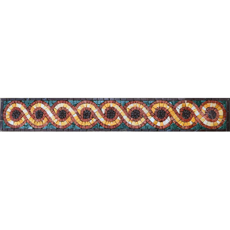 Mosaic Tile Art, Virgilian, 3"x12"