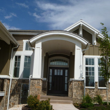 White Half Round Aluminum Rain Gutters