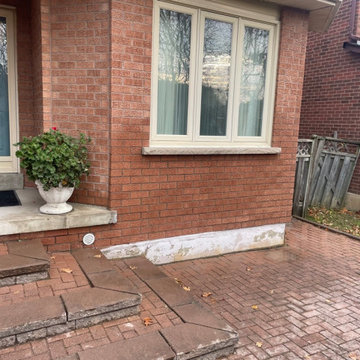 Stone window sill replacement