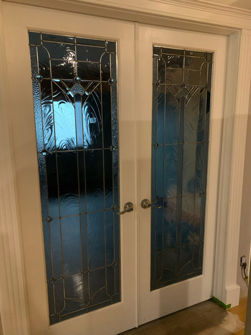 French Doors. Replace both doors? New glass in both?