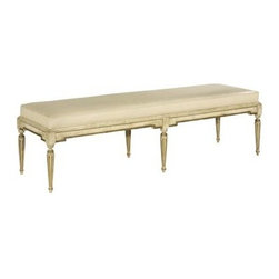 Hickory Chair Ottomans and Benches - Indoor Benches