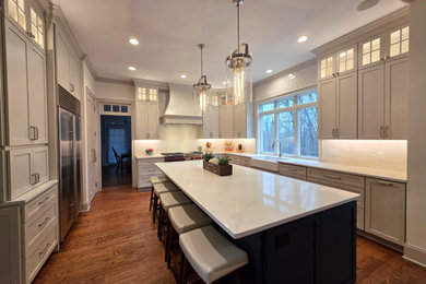Example of a kitchen design in New York